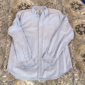 Reigning Champ Cotton Oxford Windsor Standard Shirt in Light Blue